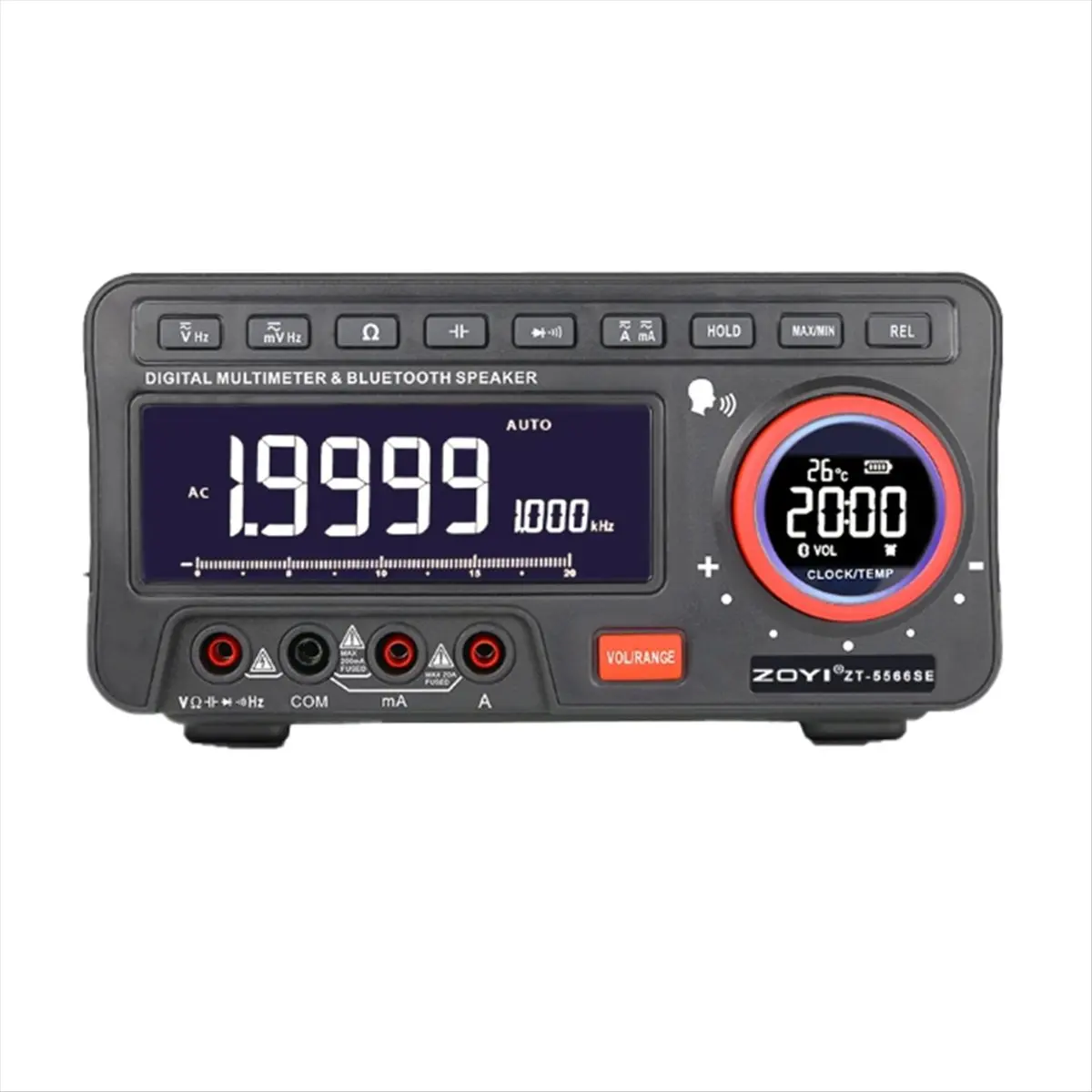 【Smart Accessories】 -5566SEAPP Bluetooth Series Intelligent Digital High- Multimeter Anti-Burn Curve Data Monitoring Voice Elect