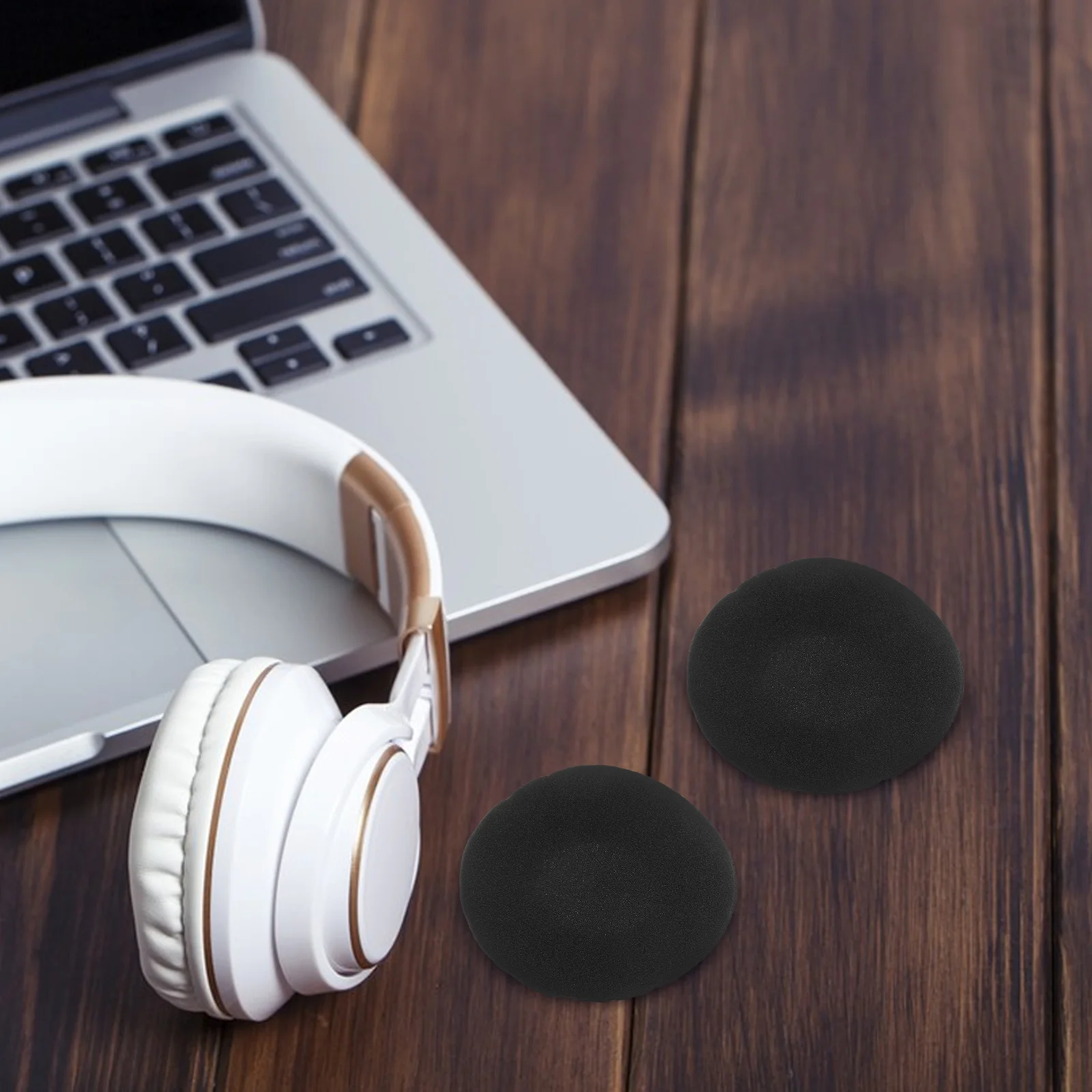 

80 pc Replacement Ear Cushion Pads 45Mm Foam Black For Px100 Px131 Koss Sporta Pp Headphones Earcushion Comfort