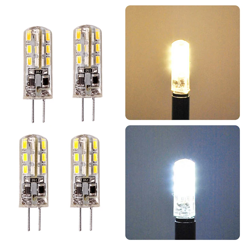 

10pcs G4 LED Bulbs DC 12V 1.5W COB LED Lamp Bulb 3014 24LED Chandelier Lighting Replace Halogen G4 Lamps Home Decor