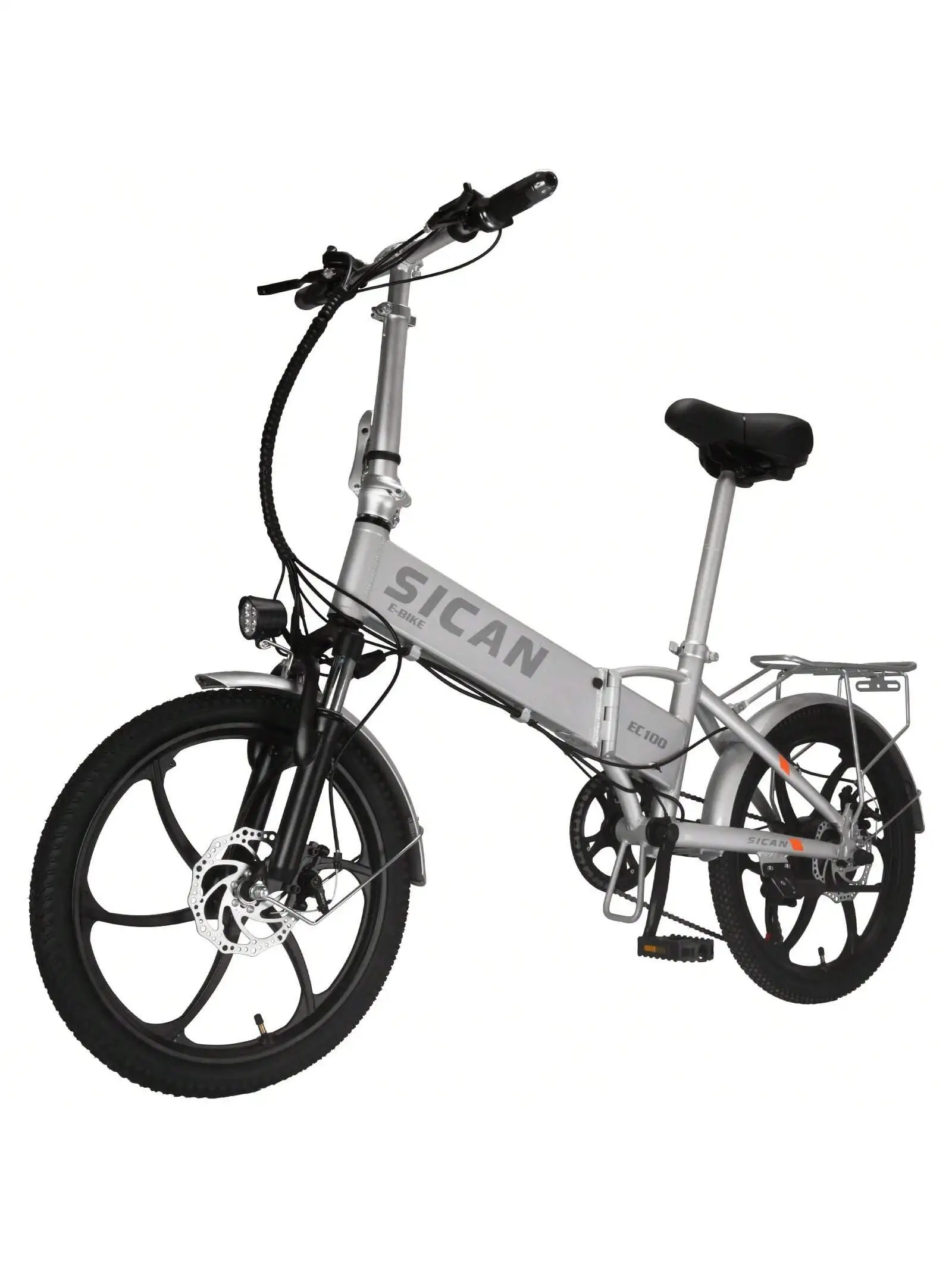 48V 12Ah 20" Folding Electric Bicycle For Adults Teens, Commuter City E-Bike With 500W Motor And 48V 12Ah Battery, Height Adjust