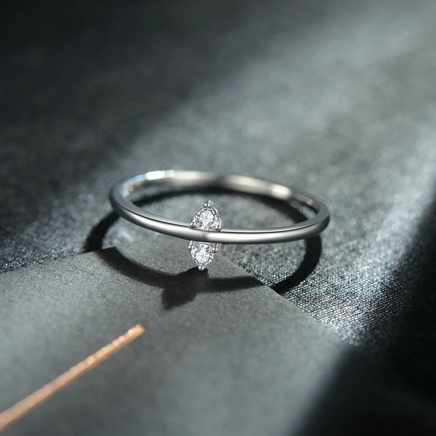 Modian 925 Sterling Silver Minimalism Clear CZ Finger Rings For Women Fashion Anniversary Wedding Statement Jewelry 2020 Bijoux