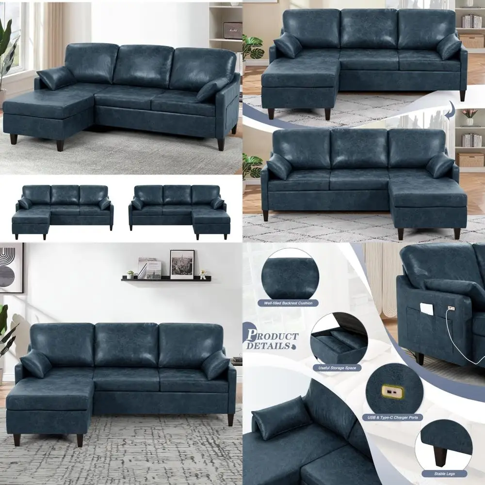 Luxury 76-Inch L-Sh…