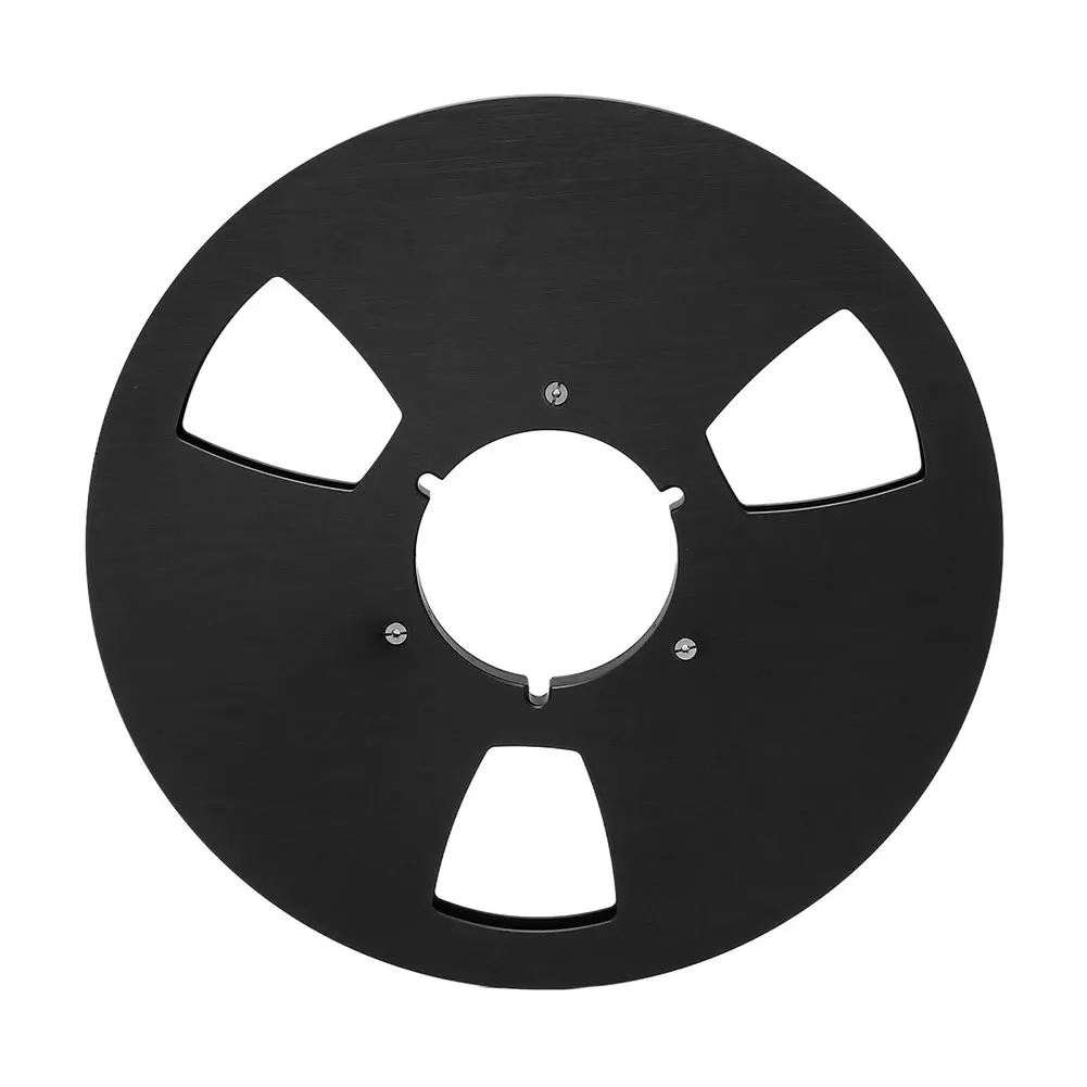 1/4 10,5 inch blanco tape reel aluminiumlegering 3 gaten lege tape reel vervanging openingsmachine onderdeel