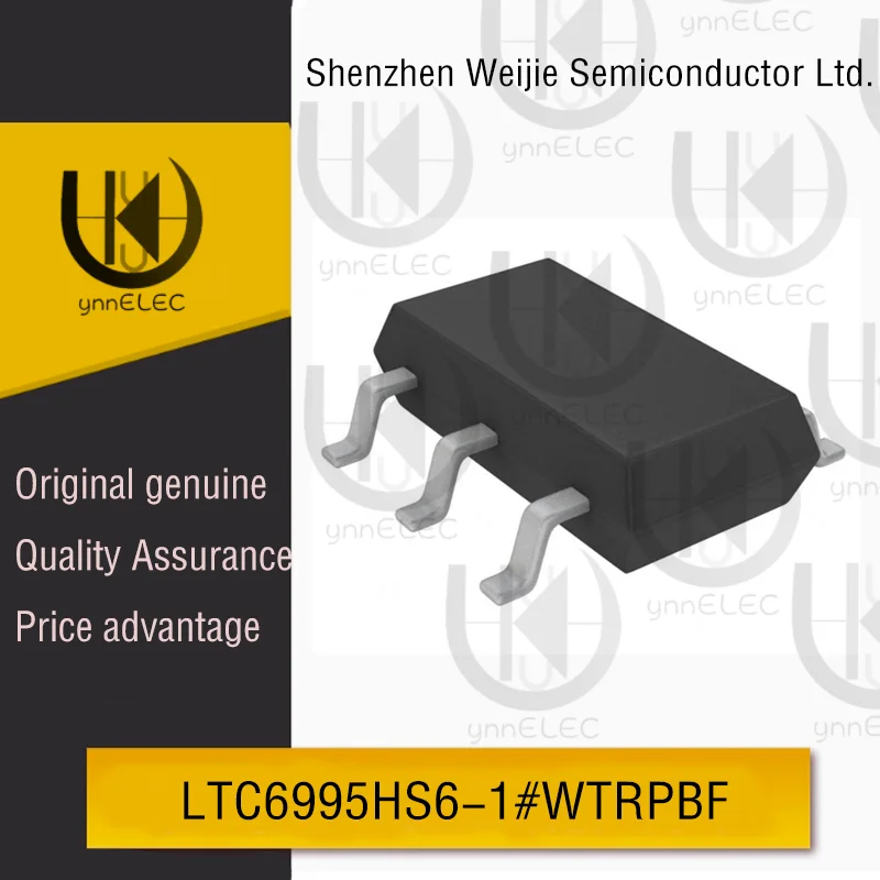 

Original LTC6995HS6-1#WTRPBF TimerBlox® Oscillator | 1MHz-2.3MHz | ±1.25% Acc | TSOT-23-6