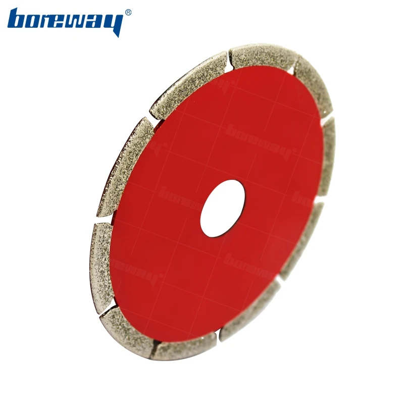 

Boreway Electroplated Diamond Saw Blade 110Mm Cutting Disc Wet Circular Blades Cutting Grinding Granite Marble Stone Glass Steel