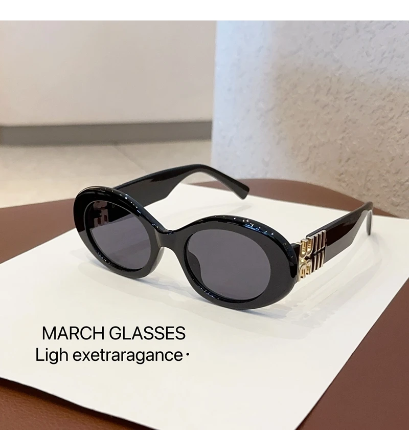Small Frame Cat Eye Sunglasses Women Oval Sun Glasses Polycarbonate UV400 Gafas De Sol Vintage Para Mujer 2025 Fashion Eyewear