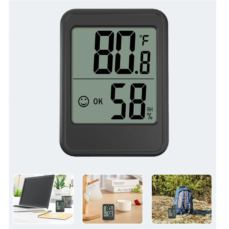 A76K 3Pcs Indoor Hygrometer Thermometer Room Thermometer With Temperature And Humidity Monitor