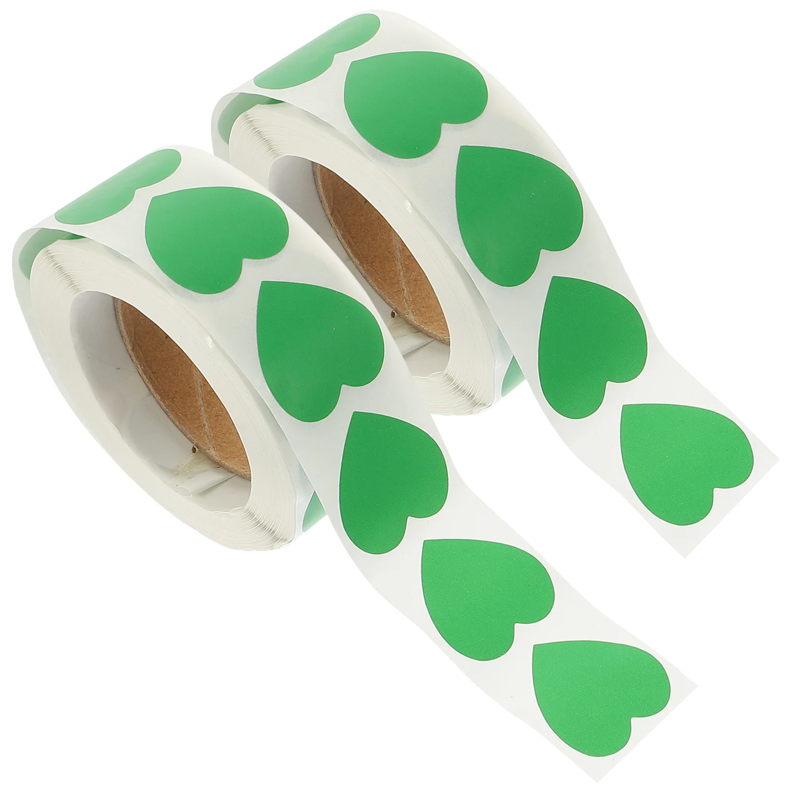 

2pcs 2 Rolls Heart Shape Label Self Adhesive Sealing Stickers For Gift Envelope Wedding Scrapbooking Valentine'S Day Stickers