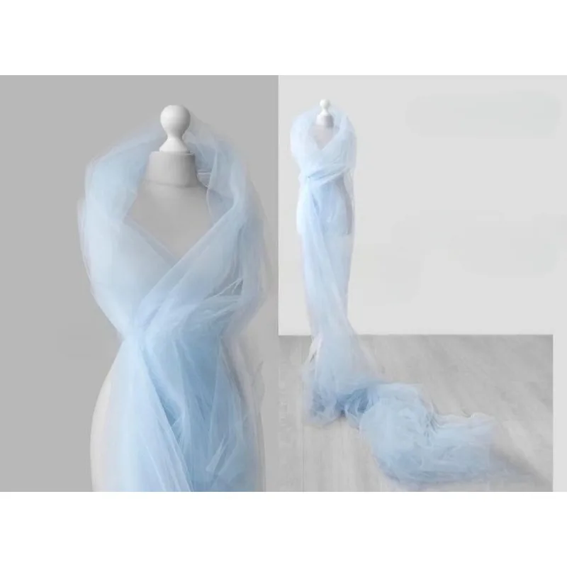 Тюлевое платье с запахом для беременных 10 м/5 м с разрезом спереди, прозрачное платье для фотосессии для фотографии беременных, прозрачное платье