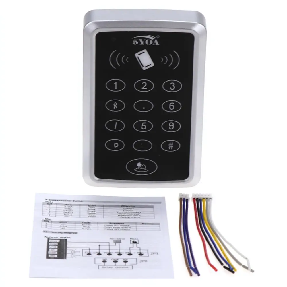 B03 Electronic Door Lock Access Controller RFID IC ID Card Reader Password Keypad Security System For 5YOA Gate
