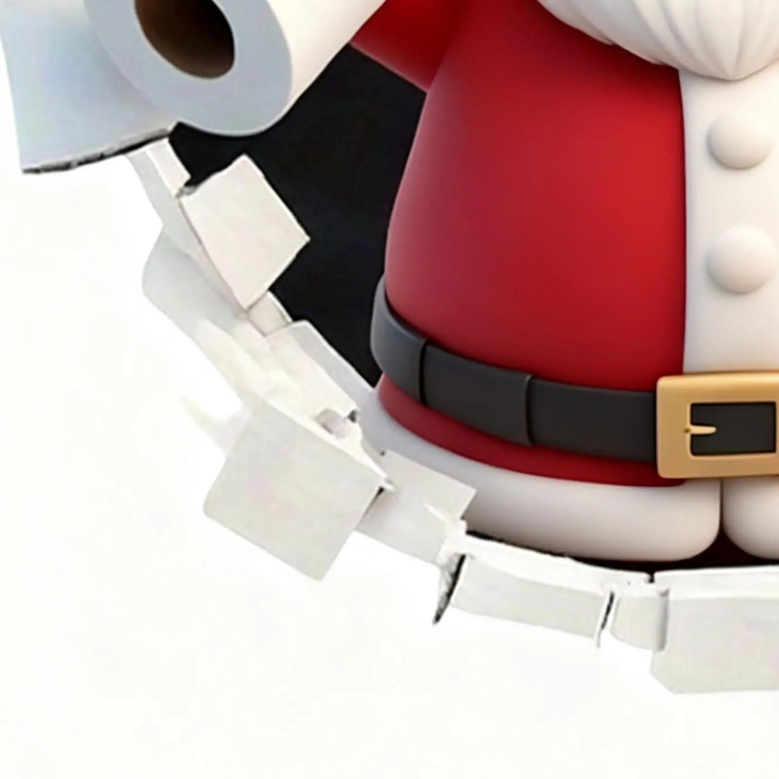 3D Illusion Christmas Wall Decals self-adhesive Santa breaking through walls effect stickers For holiday decoration