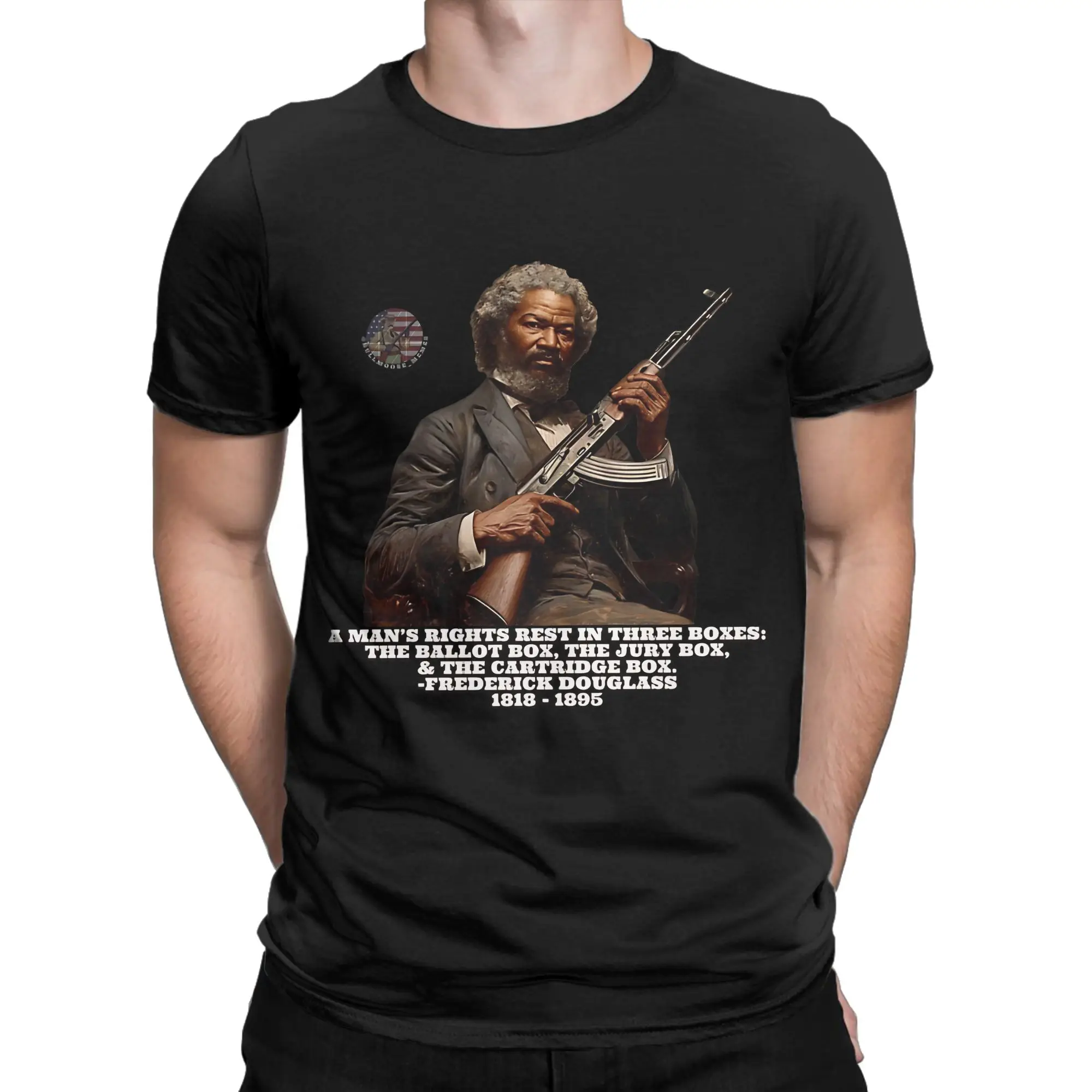 Frederick Douglass free Graphic 100% Cotton T-Shirt Frederick Douglass Tees Tops For Men