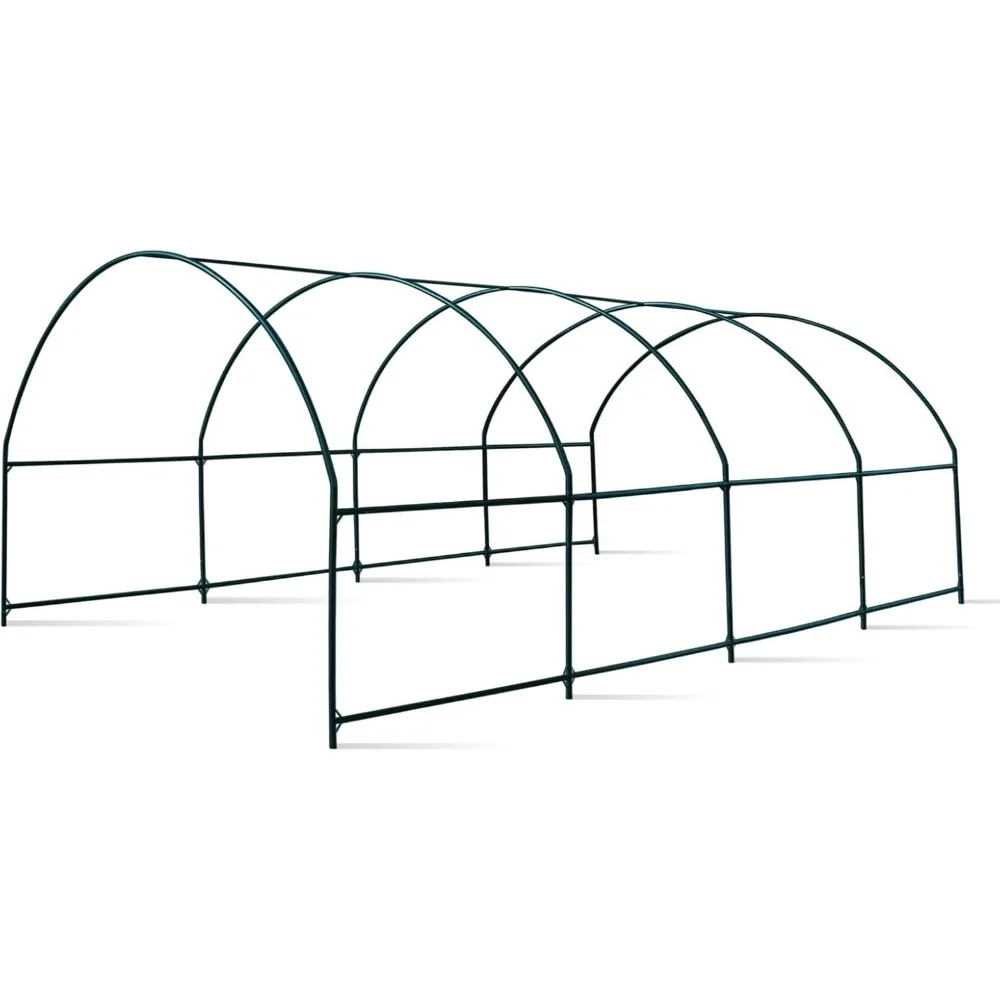 

Greenhouse Frames for Larger Hot Garden House Support Arch Frame Climbing Plants/Flowers/Vegetables Outdoor (20x10x7 FT)