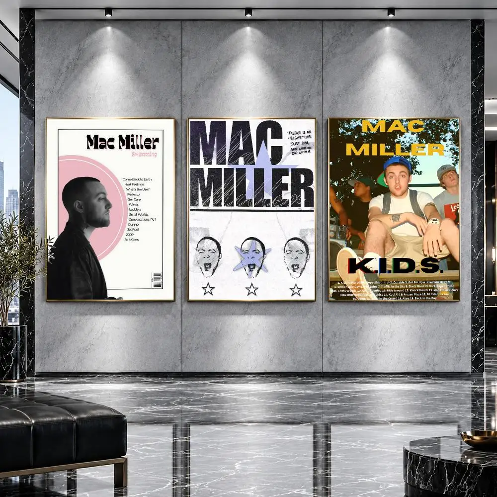 people Mac Miller Poster Poster HD Printing Premium Luxury Style Wall Art Home Decor For living room Bedroom Gift