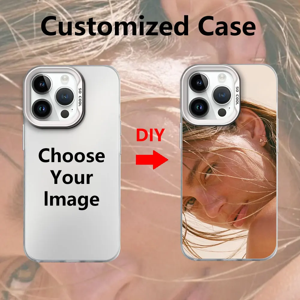 

DIY Summer Time Photo Customized IMD Shockproof Case For iPhone 16 15 14 13 12 11 Pro Xs Max X XR Mini 16e 7 8 Plus SE 2020 2022