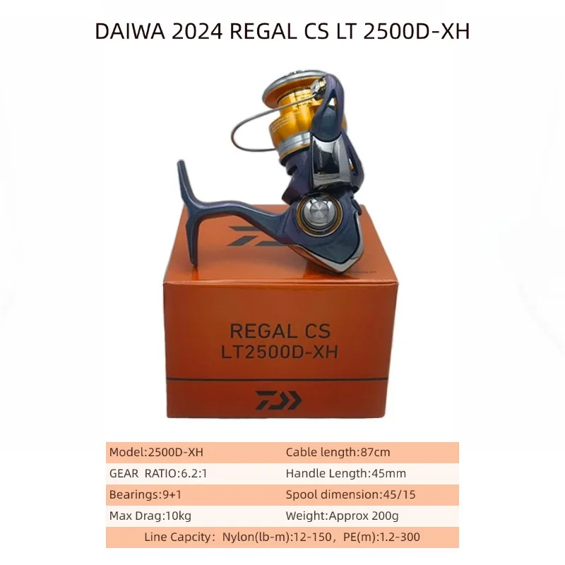 DAIWA REGAL CS LT 2024 Spining Fishing Reel REGAL CS LT 1000S