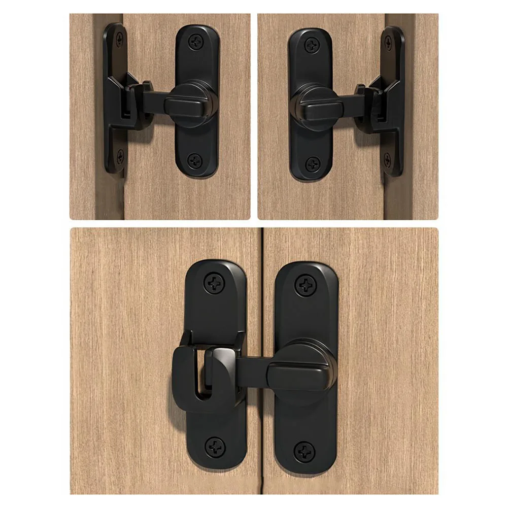 Garage Latch Door Lock Latch 56.5*23*79 Mm Door Latch Aluminum Alloy Material Compact Design Dual Functionality