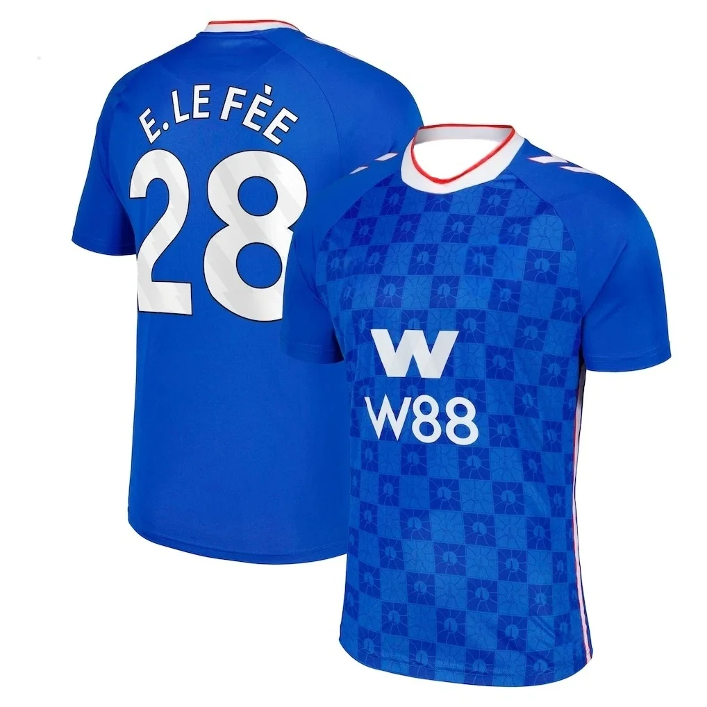 ساندرلاند هوم جيرسي 2025 تي شيرت رياضي سريع الجفاف وجيد التهوية، قميص كرة القدم، تخفيض سعر الترويج، منتج الأكثر مبيعًا