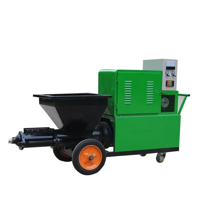 

220v single phase/ motor cement mortar plaster machine/gypsum putty spraying pump machine for wall