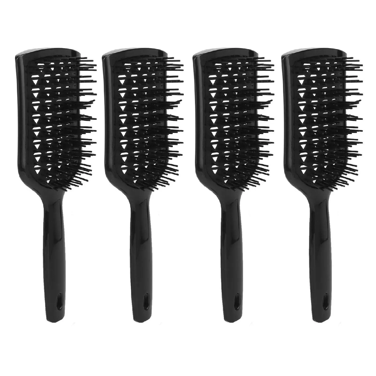 Ergonomic Vented Paddle Hair Brush - Detangling & Smoothing Massage for Wet for dry Hair - Portable & Comfortable