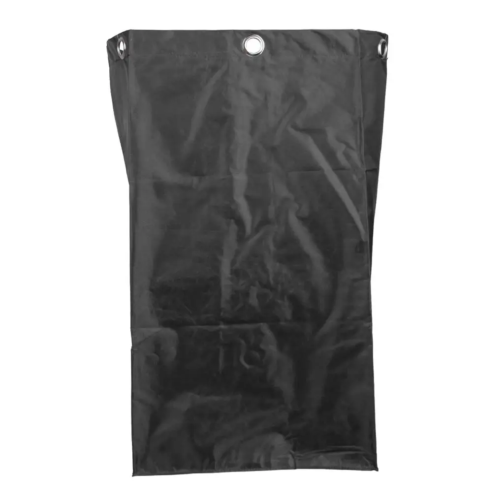 

Replacement Bag for Cleaning Cart With Grommets Black Oxford