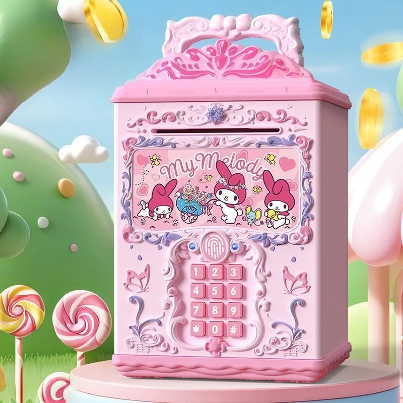 Nieuwe Sanrio Mijn melodie Cinnamoroll Kuromi Spaarpot Creatieve Hoge Kleurwaarde Alleen Kan niet Gaan Spaarpot Student Verjaardagscadeau