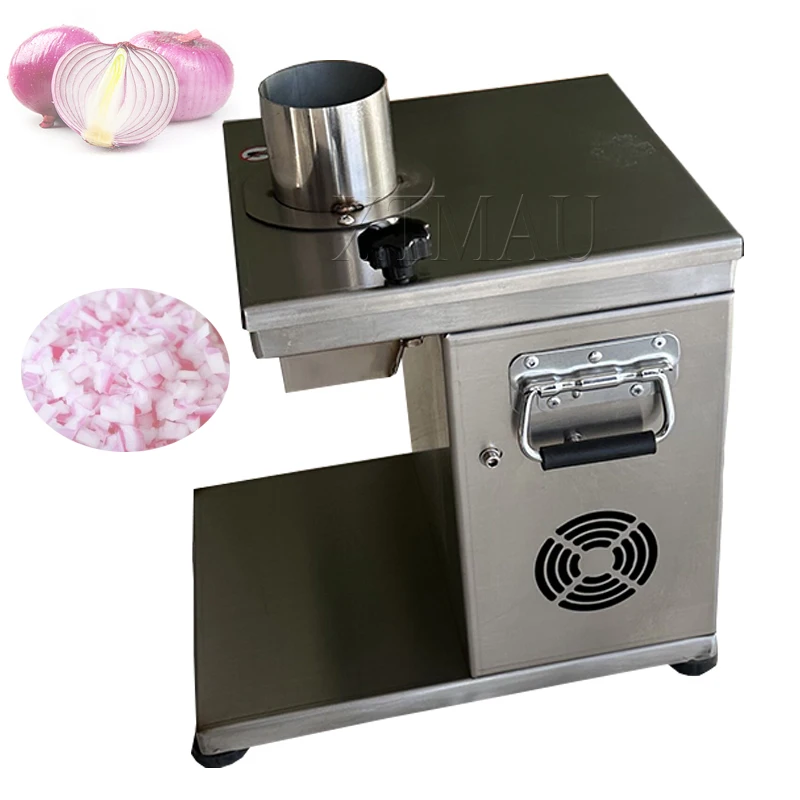 

220V Small Electric Vegetable Dicing Machine 8/10MM Carrots Fruit Vegetable Cube Cutting Machine Food Processor