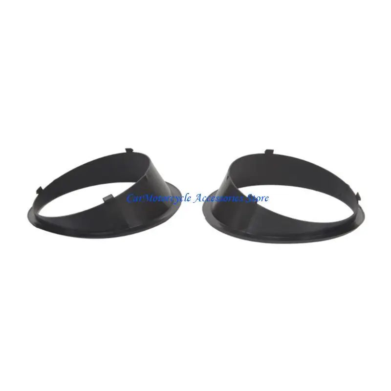 حلقات زخرفية للمصابيح الأمامية P04D مع ميزات حماية وحلقات تزيين للمصابيح الأمامية بمشبك بسيط مناسبة لـ JK