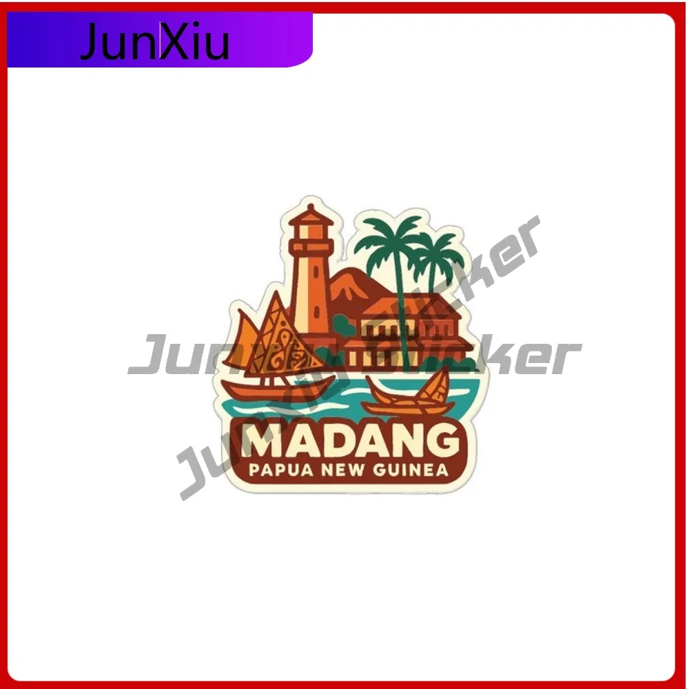 

Madang Papua New Guinea City Sticker Travel Vinyl Decal Waterproof Exterior X 500 Motorcycle Suv Bodywork Guitar Stickers Decal