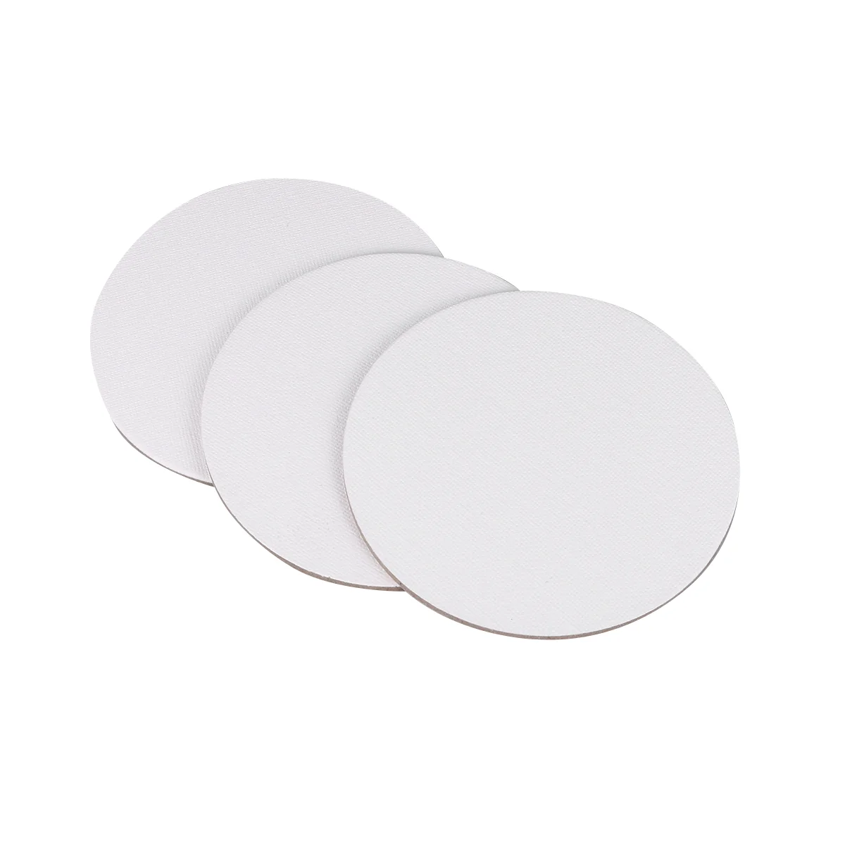 Imagem -04 - Prancheta de Desenho de Lona 20cm Placas de Painel de Lona Redonda para Pintura a Óleo Mídia Molhada Faça Você Mesmo Artesanato Suprimentos Branco Peças