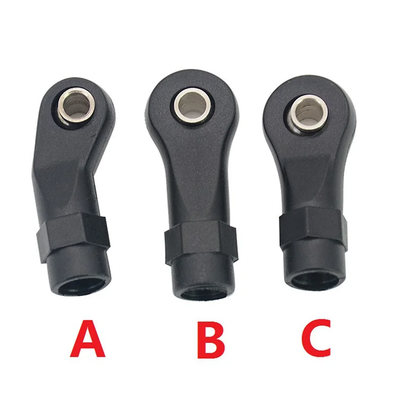 60 個プラスチック M4 ロッドエンドリンクボールヘッドリンケージジョイント 1/10 RC クローラー車トラクサス TRX-4 TRX4 部品アクセサリー