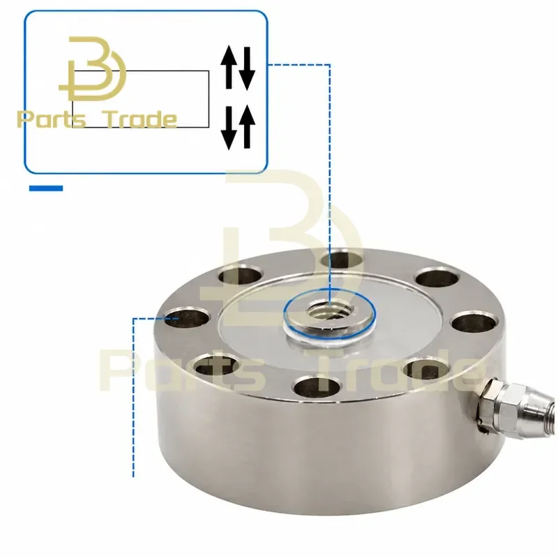 for Spoke Load Cell Alloy Steel Wheel Donut Type Weighing Force Sensor Industrial Weighing Warehouse Management Food