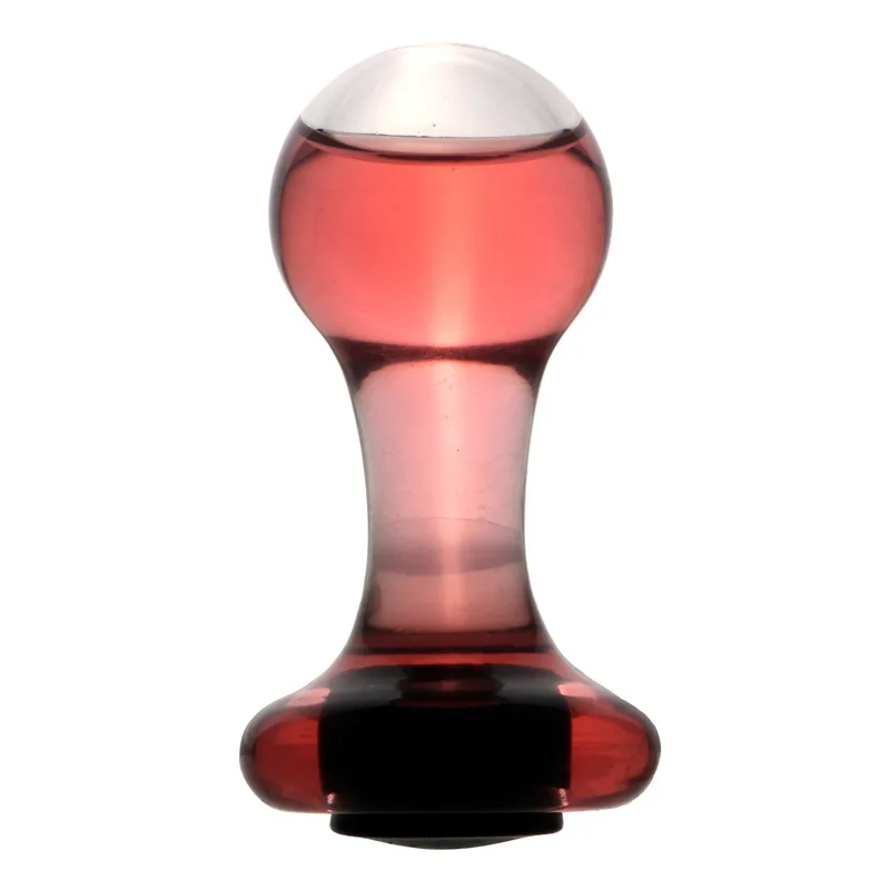 Hollow Speculum Glass Anal Butt Plug Crystal Small Large Anal Plug Dildo With Stopper Expander Tunnel Transparent Anus Sex Toy