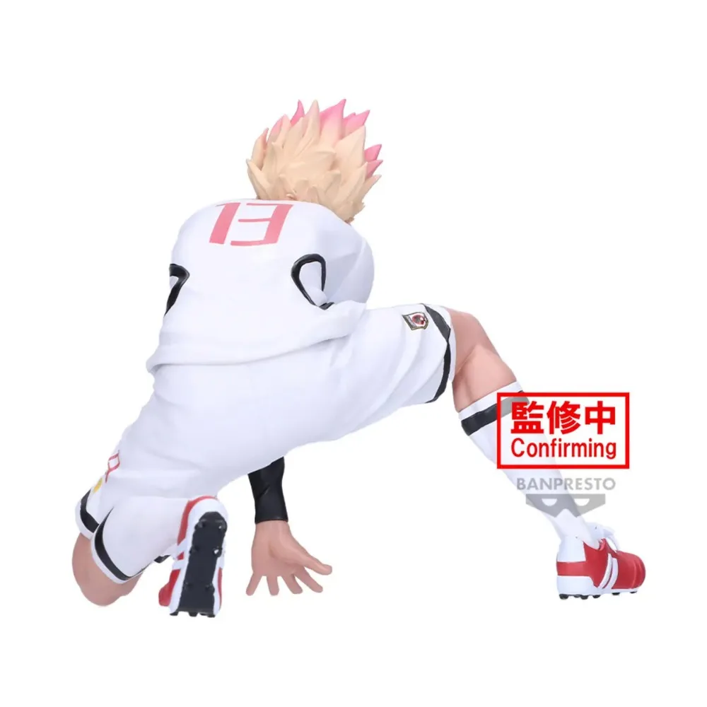 Na stanie BANDAI Oryginalny Banpresto BLUE LOCK Shidou Ryuusei Figurka Anime z PVC Model Kolekcjonerski Ozdoba Prezent