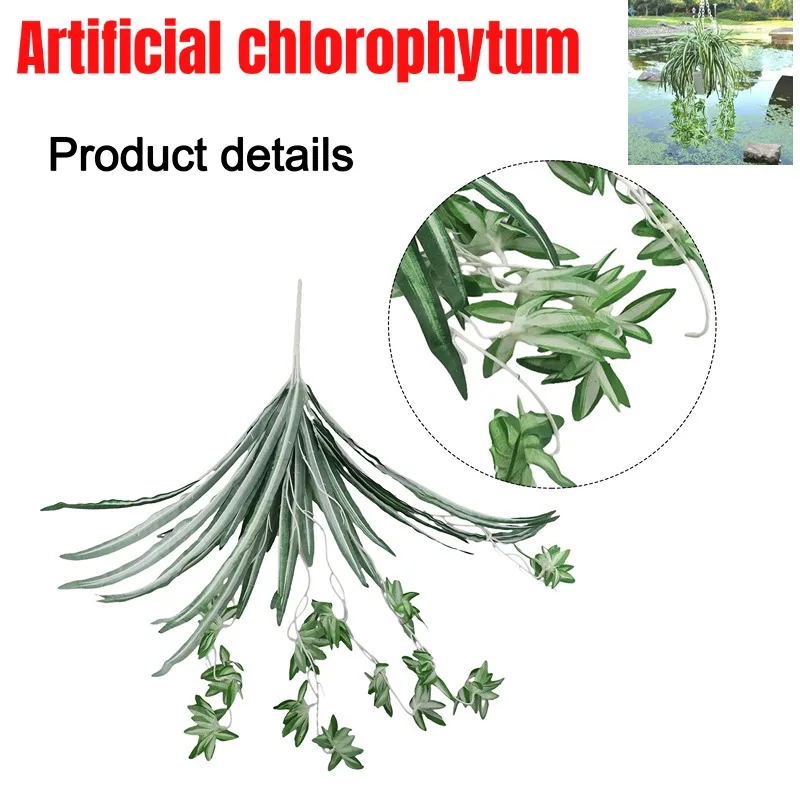 Supply Useful Brand New Parts Suitable Artificial Chlorophytum Grass Home Ornaments Plant Balcony Chlorophytum Accessory