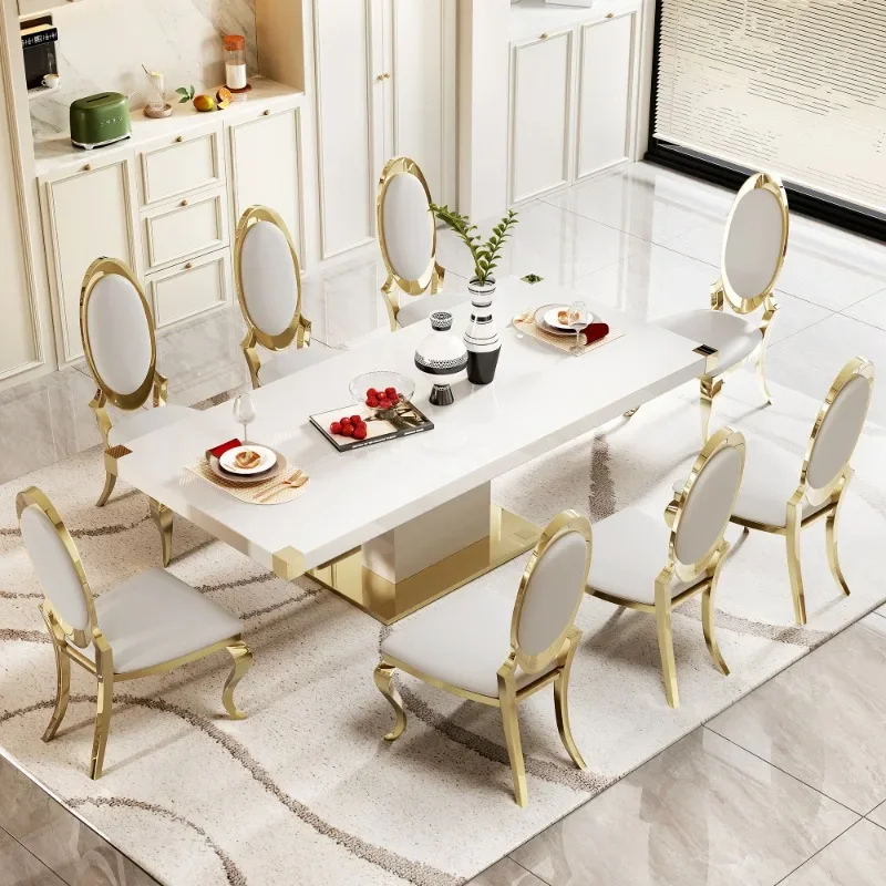 Multifunctional Dining Table Individual Modern Craft Sliding Wooden Dinning Tables Sets Luxury Table A Manger Home Furniture