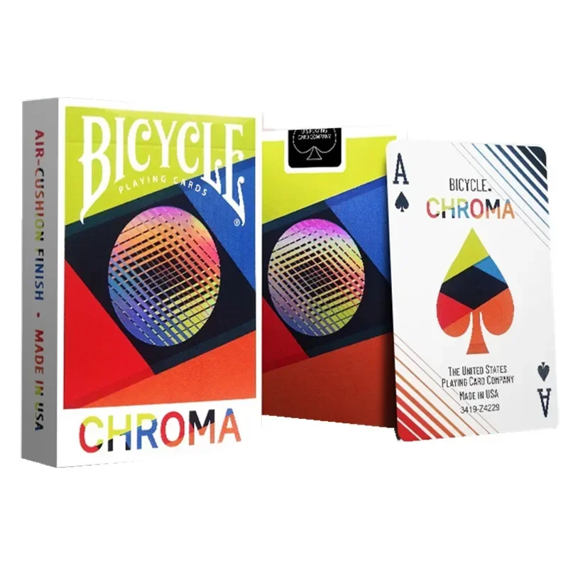 Bicicleta chroma jogando cartas uspcc poker edição limitada colecionável baralho cartão de jogo magia mágicos prop acessório