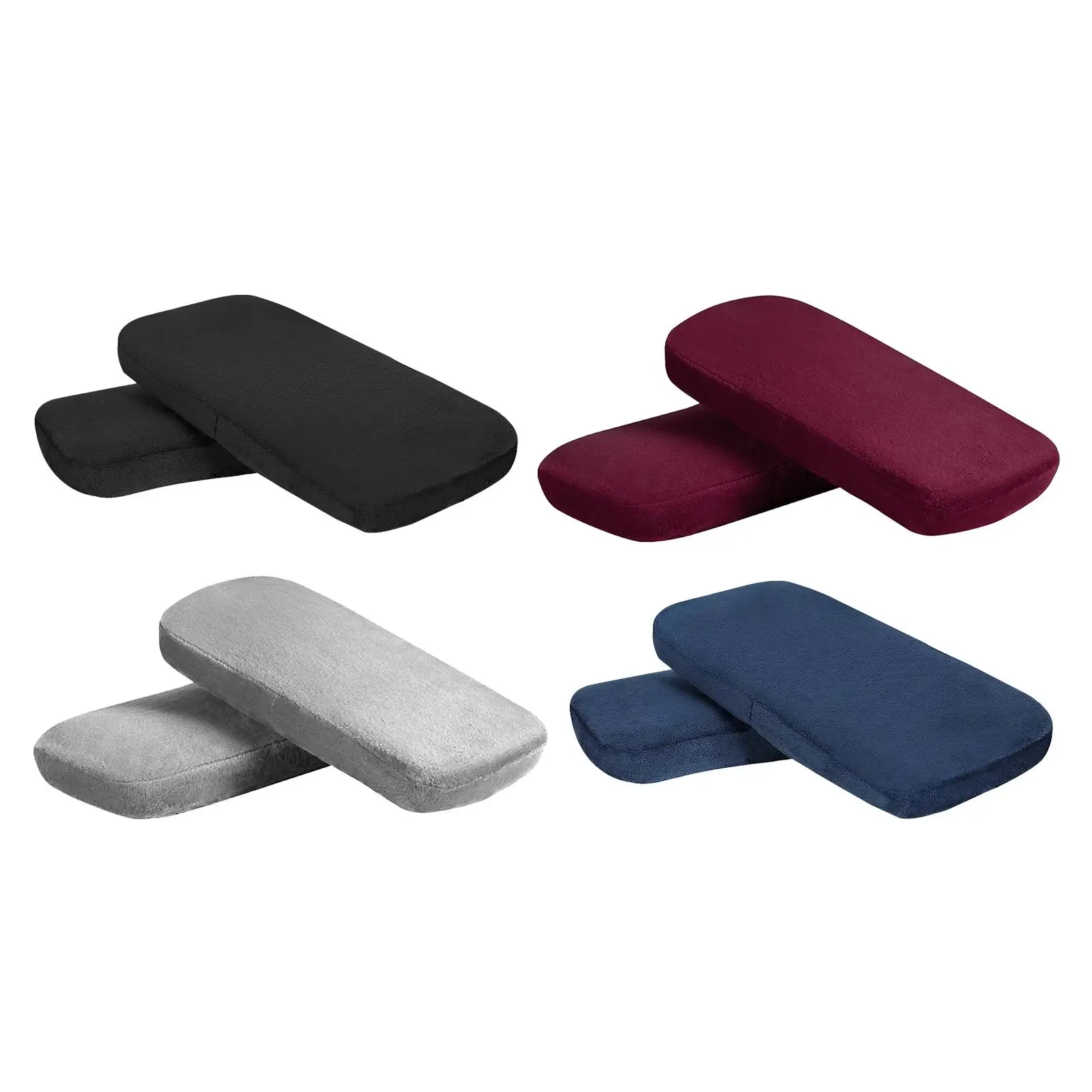 

Extra Thick Armrest Cushions arm Pressure Office Gaming armrest with Memory Foam armrest Pads Set of