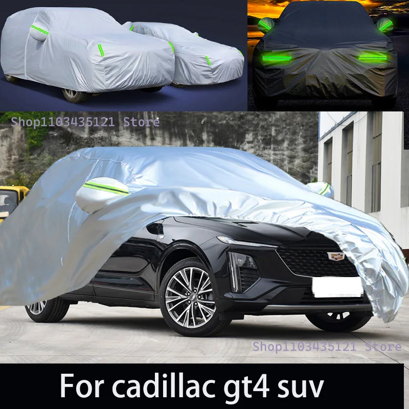 

For cadillac gt4 suv Outdoor Protection Full Car Covers Snow Cover Sunshade Waterproof Dustproof Exterior Car accessories