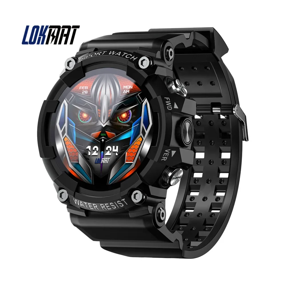 

LOKMAT New ATTACK 3 Sport Smart Watch Man Woman Bluetooth Calls Fitness Tracker ECG Heart Rate Monitor IP68 Outdoor Smartwatches