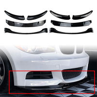4Pcs Front Bumper Splitter Lip For Bmw E82 E88 1 Series 118d 120i 120d 125i 135i 2008-2013 Canard Spoiler Diffuser Body Kits