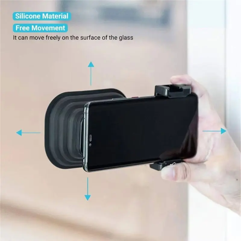 2026 New-Universal Matte Shroud Silicone Lens Hood For Phone For Photo Through Glass Anti-Reflection Camera Lens