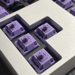 Hyacinth Switch V2U Linear DIY Custom Mechanical Keyboard 5Pin Switches Lube HiFi Sound Hot-Swap POM Switch GK61 TM680 Anne Pro