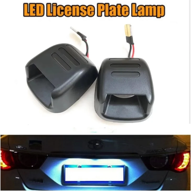 

2Pcs For Ford F150 F250 F350 1999-2016 Explorer & Sport Trac Car Accessoriesicense Plate light Lamp lED Car Luces Assembly New