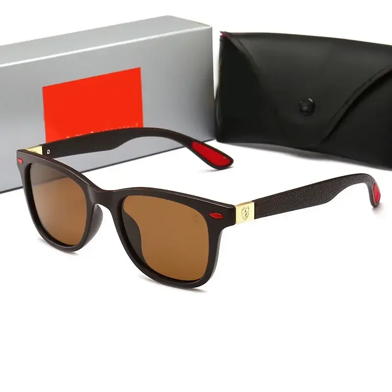 Gafas de sol polarizadas clásicas para hombre y mujer, gafas de sol a la moda, gafas de sol Unisex, gafas de conducción Vintage, gafas de sol para f-ferrari 488 F8