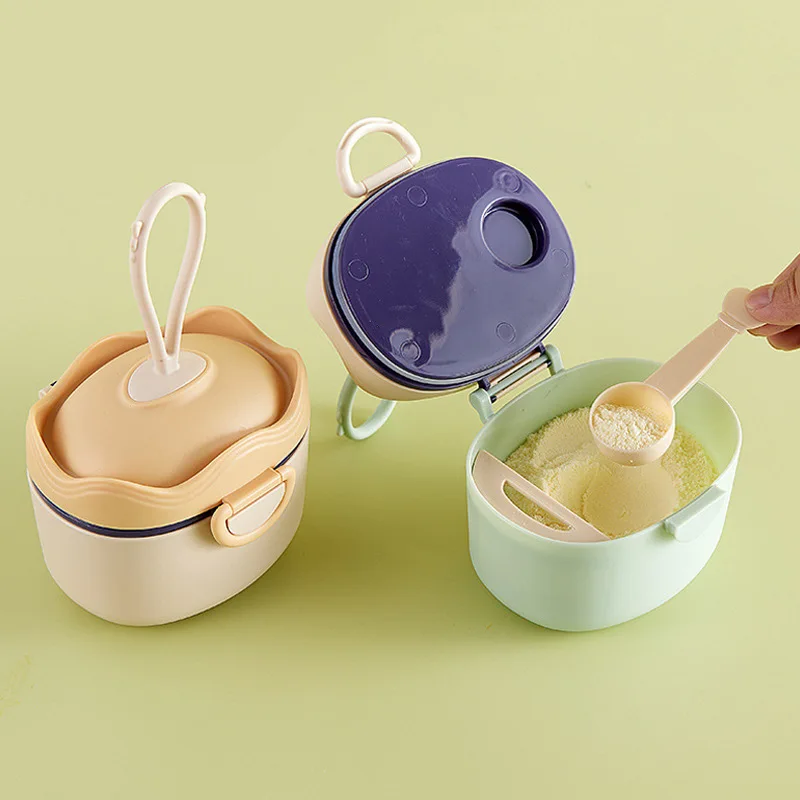 

1pc Portable Milk Powder Formula Dispenser Capacity Food Container for Safe for Travel Outdoor Activities for Parents