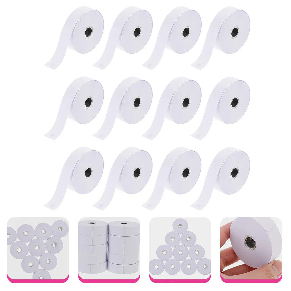 

12 рулонов бумаги для электрических экспериментов по физике, аксессуары для электромагнитного таймера искр, бумага для электромагнитного точечного таймера, для школьного обучения