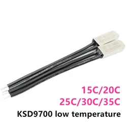 KSD9700 5A 250V 15C 20C 25C 30C 35C Degree Normal Close Thermostat Thermal Protector fuses Temperature Switch NC NO