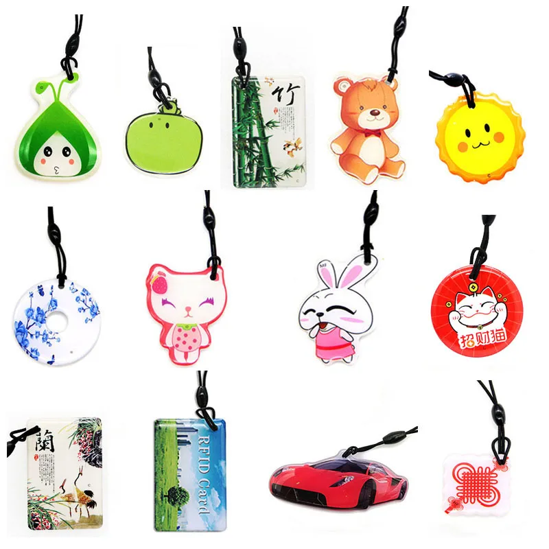 1Pcs ID 125KHz EM4305 T5577 Keyfobs Token Writable Rewritable RFID Blank Chip Copy Badge Key Tag Access Control Card