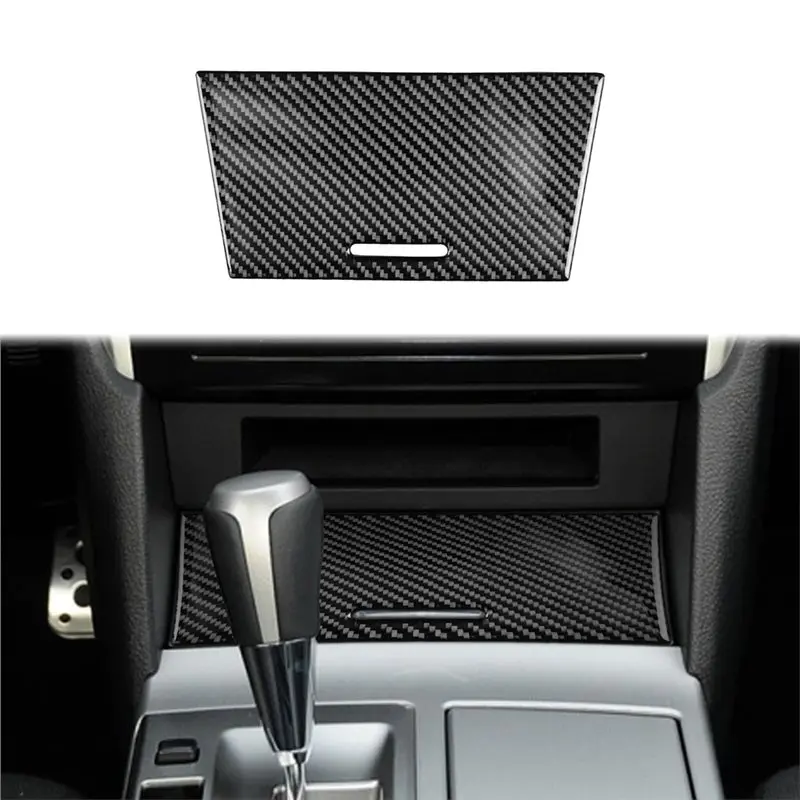 ฝาครอบกล่องเก็บของคอนโซลกลาง ลายคาร์บอนไฟเบอร์ สำหรับรถยนต์โตโยต้า คัมรี่ ปี 2012-2014 อะไหล่ตกแต่ง